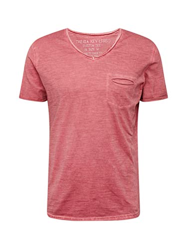 KEY LARGO Men's SODA New v-Neck T-Shirt, Desert red (1345), on sale